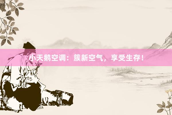 小天鹅空调：簇新空气，享受生存！